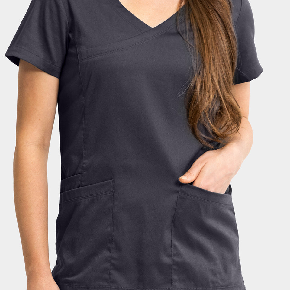 Mock Wrap, Patch pockets